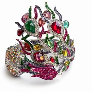 Unique Colorful peacock Women's Bracelet